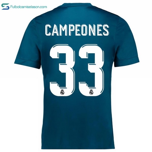 Camiseta Real Madrid 3ª Campeones 2017/18